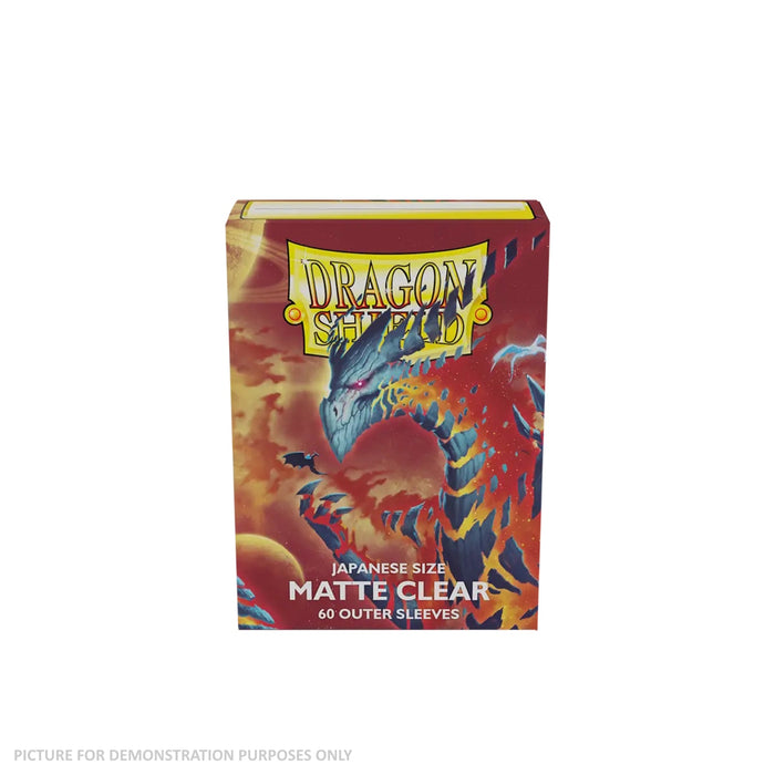 Dragon Shield: Japanese Size Outer Sleeves – Matte – Clear