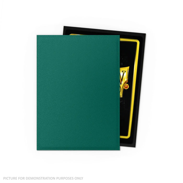 Dragon Shield 100 Standard Size Dual Matte Metallic Green (Power) Sleeves