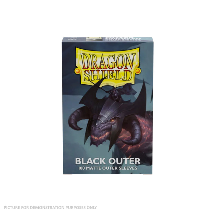 Dragon Shield - Outer Sleeves - Matte Black Standard Size