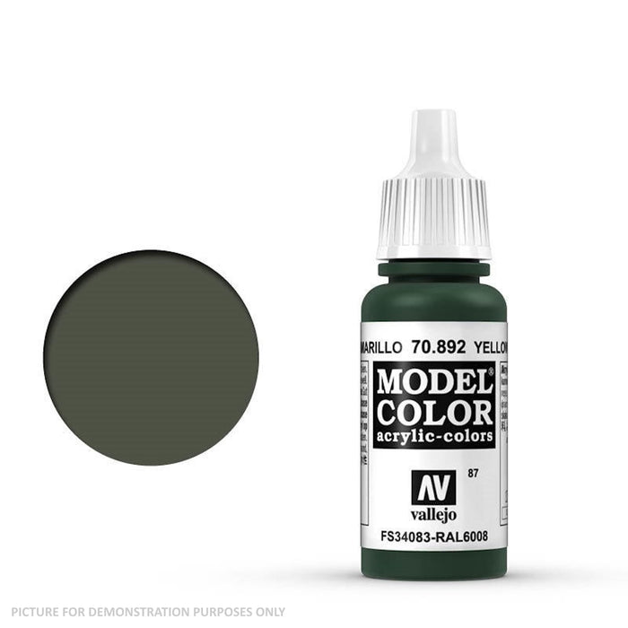 Vallejo Model Colour - 70.892 Yellow Olive 17 ml Old Formulation