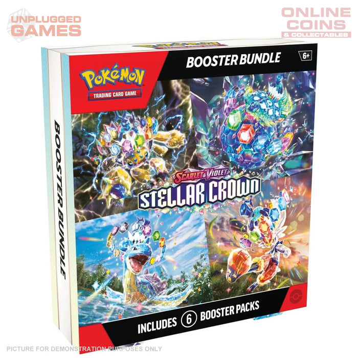 POKÉMON TCG - Scarlet & Violet 7 Stellar Crown Booster Bundle - PRE-ORDER