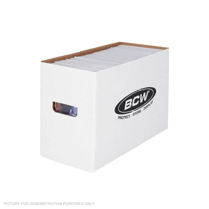 BCW Short Comic Storage Box - WHITE