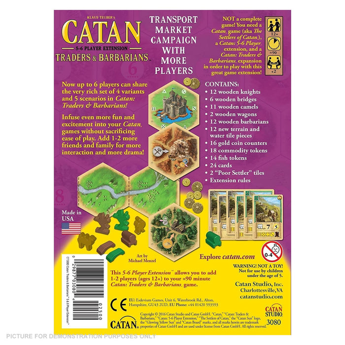 Catan - Traders & Barbarians 5 & 6 Player Extension