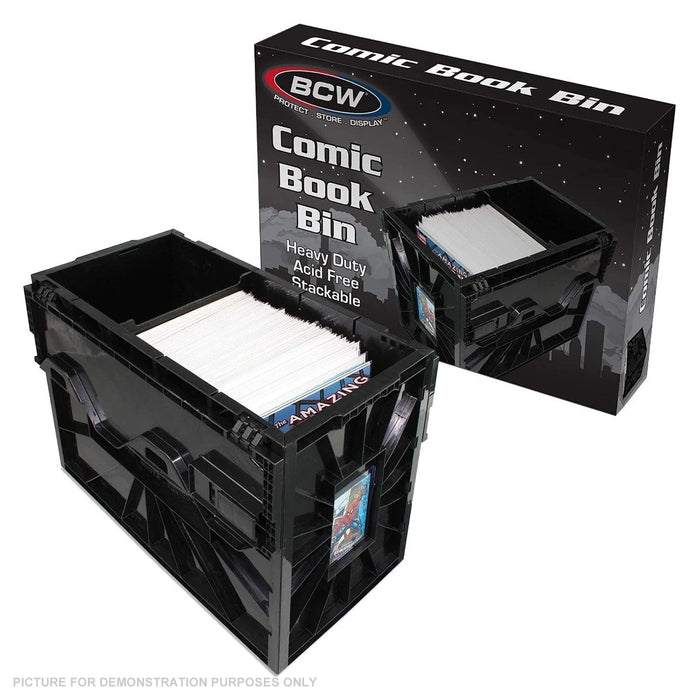 BCW Short Comic Book Bin - Black