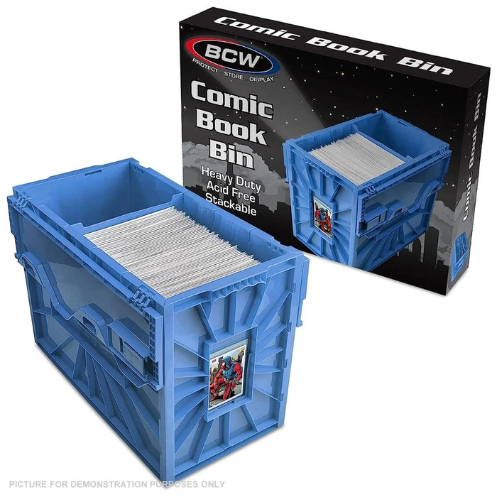 BCW Short Comic Book Bin - Blue