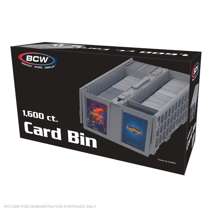 BCW Collectible Card Bin 1600 Count - GREY