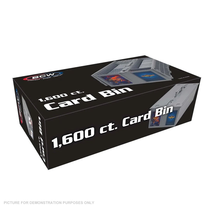 BCW Collectible Card Bin 1600 Count - GREY