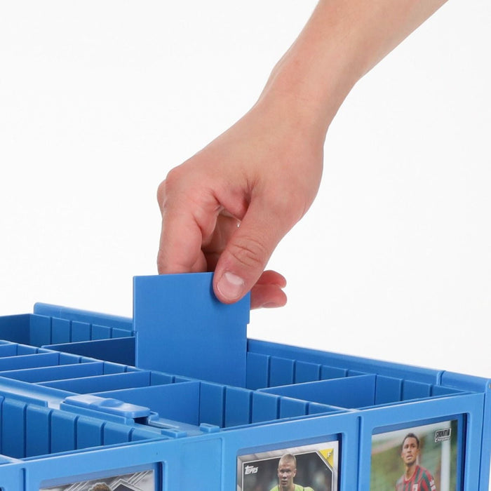 BCW Collectable Card Bin Partitions - Pack of 12 - BLUE