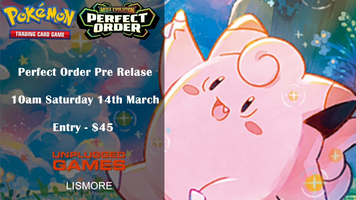 Pokemon Perfect Order Prerelease - 14th March - EVENT ENTRY
