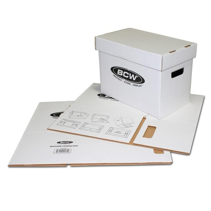 BCW Magazine Storage Box - WHITE