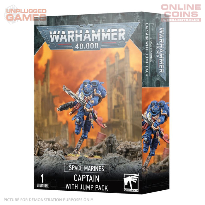 Warhammer 40,000 - Space Marines Captain with Jump Pack