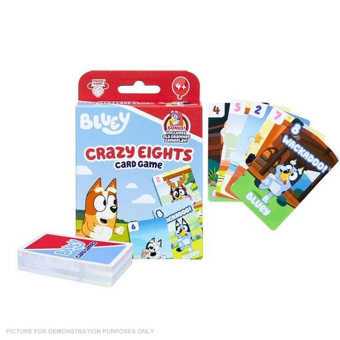 Bluey Crazy Eights Card Game