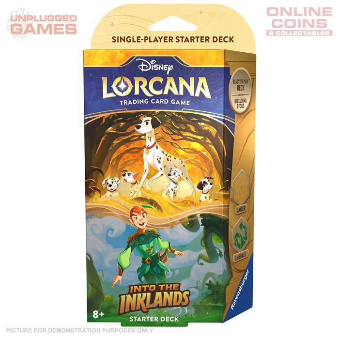 Lorcana - Series 3 - DLC Into The Inklands - Starter Deck Unplugged Games Lorcana - Series 3 - DLC Into The Inklands - Starter Deck Unplugged Games