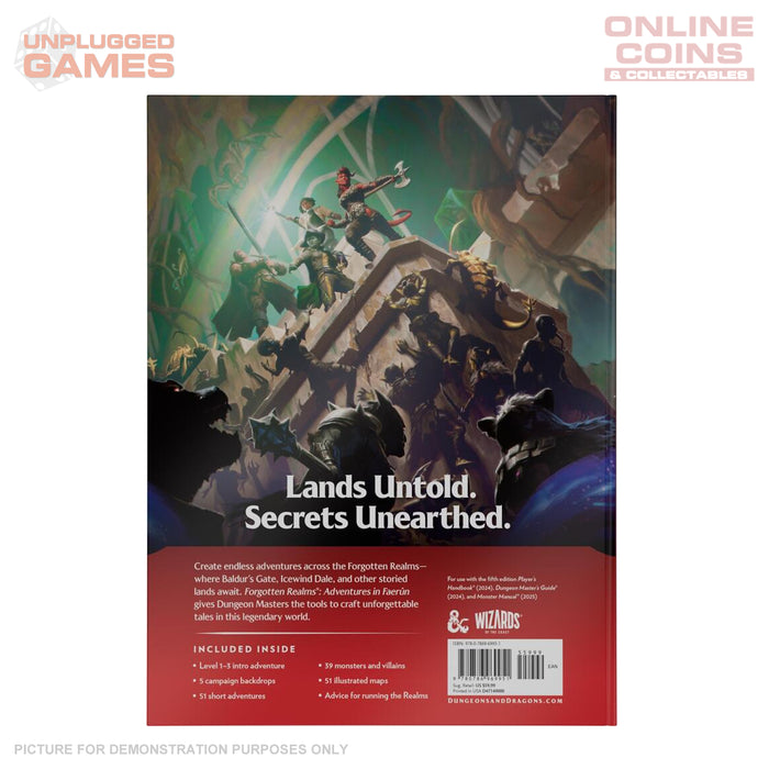 Dungeons & Dragons - Forgotten Realms - Adventures in Faerun - Dungeon Masters Expansion Hardcover Book