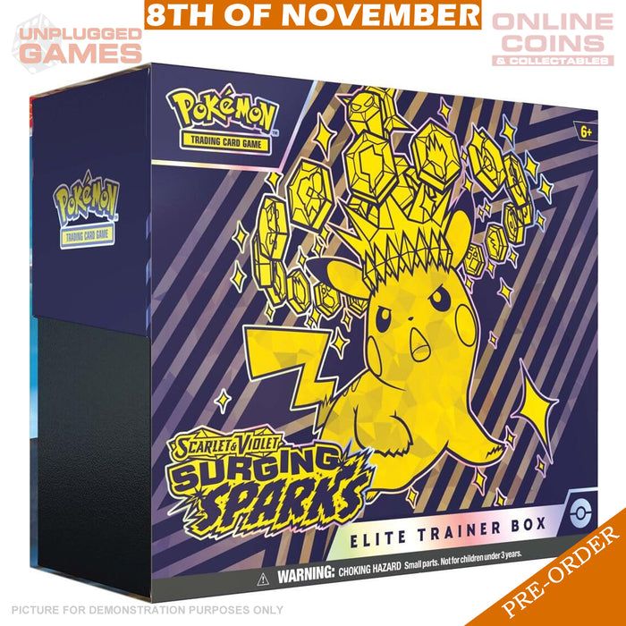 POKÉMON TCG - Scarlet & Violet 8 Surging Sparks Elite Trainer Box - PRE-ORDER