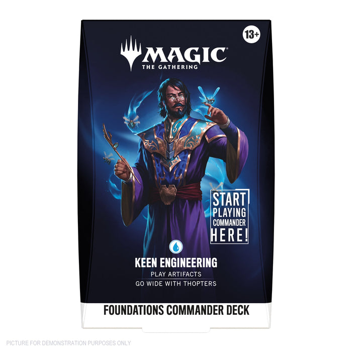 Magic: The Gathering | Foundations Commander Decks - Keen Engineering Unplugged Games Magic: The Gathering | Foundations Commander Decks - Keen Engineering Unplugged Games