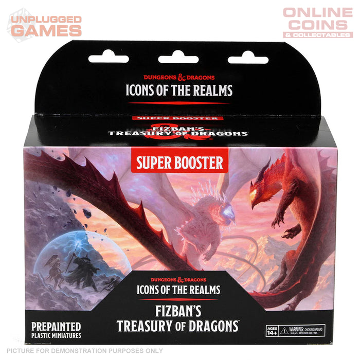 Dungeons 7 Dragons Icons of the Realms - Fizban's Treasury of Dragons - SUPER Booster