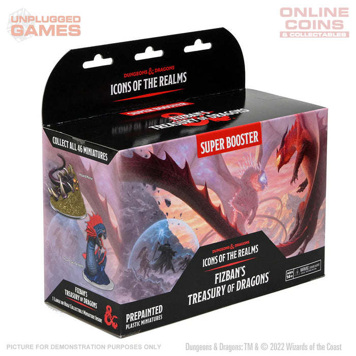 Dungeons 7 Dragons Icons of the Realms - Fizban's Treasury of Dragons - SUPER Booster