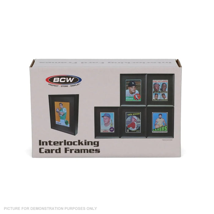 BCW Interlocking Card Frame - Black - BOX OF 6