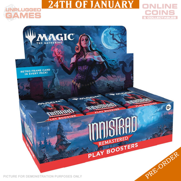 Magic the Gathering - Innistrad Remastered - Play Boosters - 36 Boosters Per Box - PRE ORDER