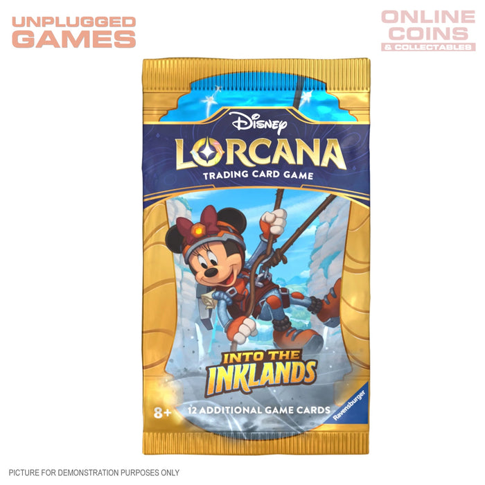 Lorcana - Series 3 - DLC Into The Inklands - SEALED SINGLE BOOSTER PACK
