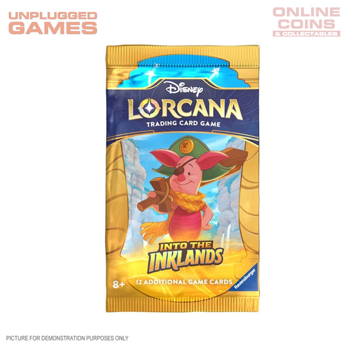 Lorcana - Series 3 - DLC Into The Inklands - SEALED SINGLE BOOSTER PACK