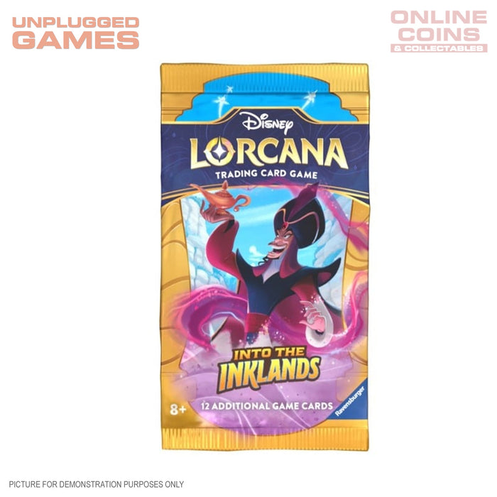 Lorcana - Series 3 - DLC Into The Inklands - SEALED SINGLE BOOSTER PACK
