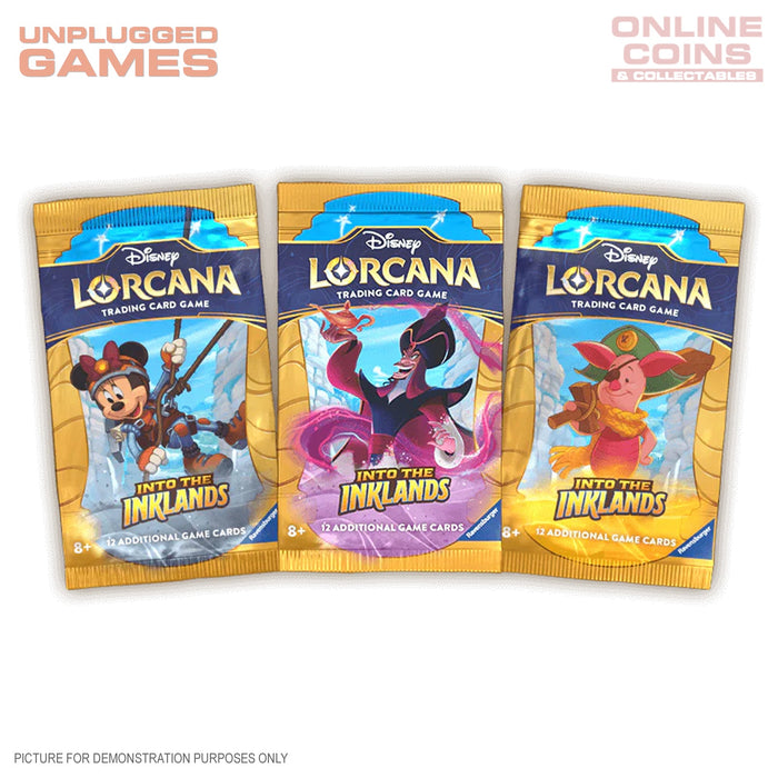 Lorcana - Series 3 - DLC Into The Inklands - SEALED SINGLE BOOSTER PACK