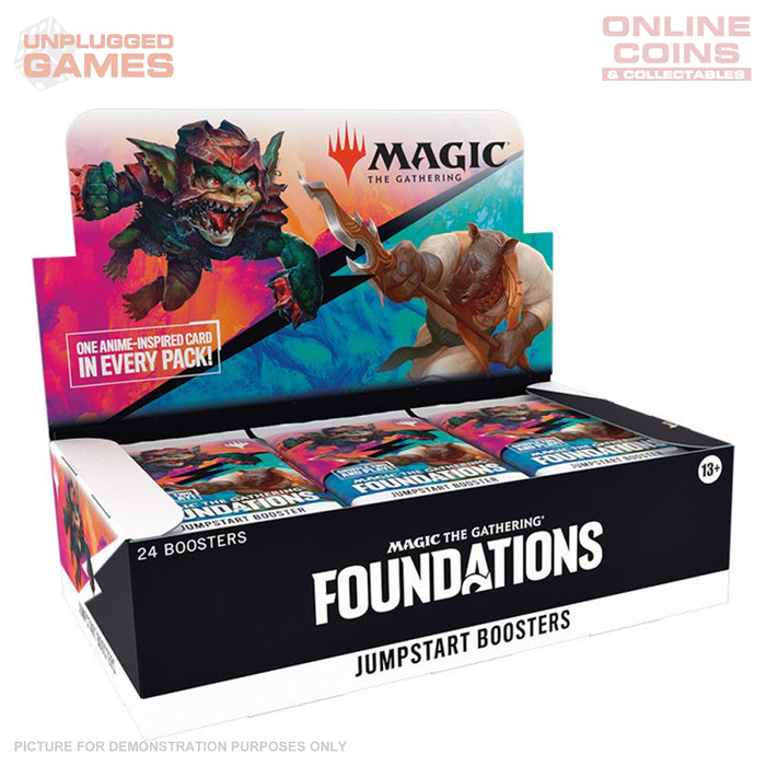 Magic the Gathering - Foundations Jumpstart Booster Box - 24 Booster Packs - PREORDER