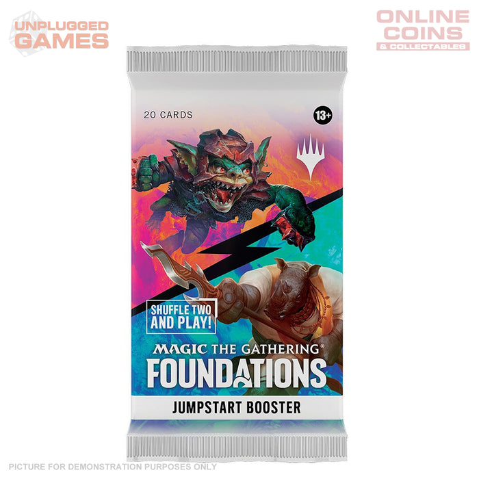 Magic the Gathering - Foundations Jumpstart Booster Box - 24 Booster Packs - PREORDER