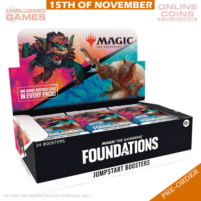 Magic the Gathering - Foundations Jumpstart Booster Box - 24 Booster Packs - PREORDER