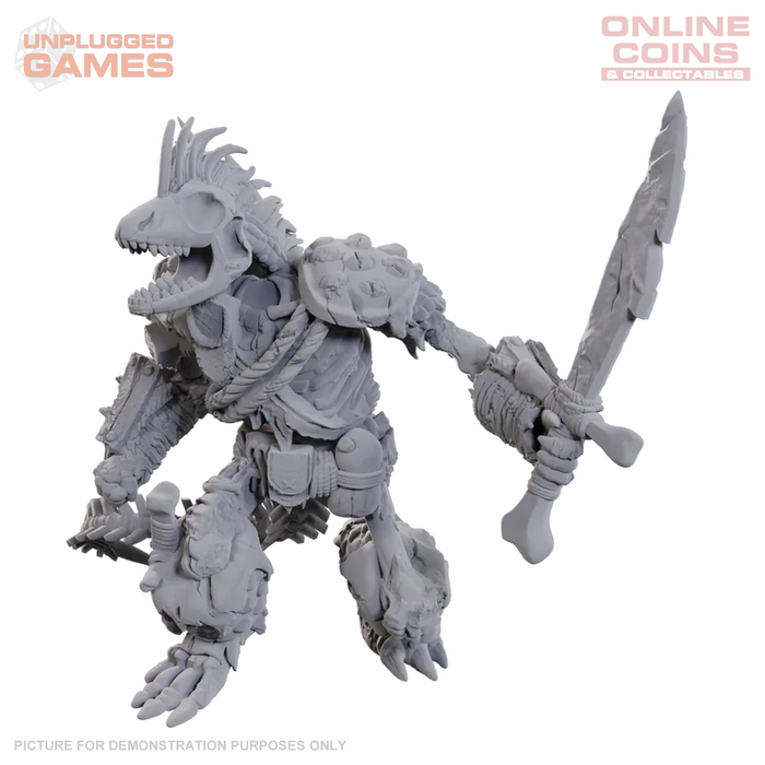 Dungeons and dragons: Nolzur's Marvelous Miniatures - Lizardfolk Skeleton