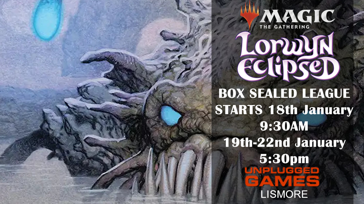 Magic: The Gathering LORWYN ECLIPSED Commander Box League BEGINS 18th January - EVENT ENTRY