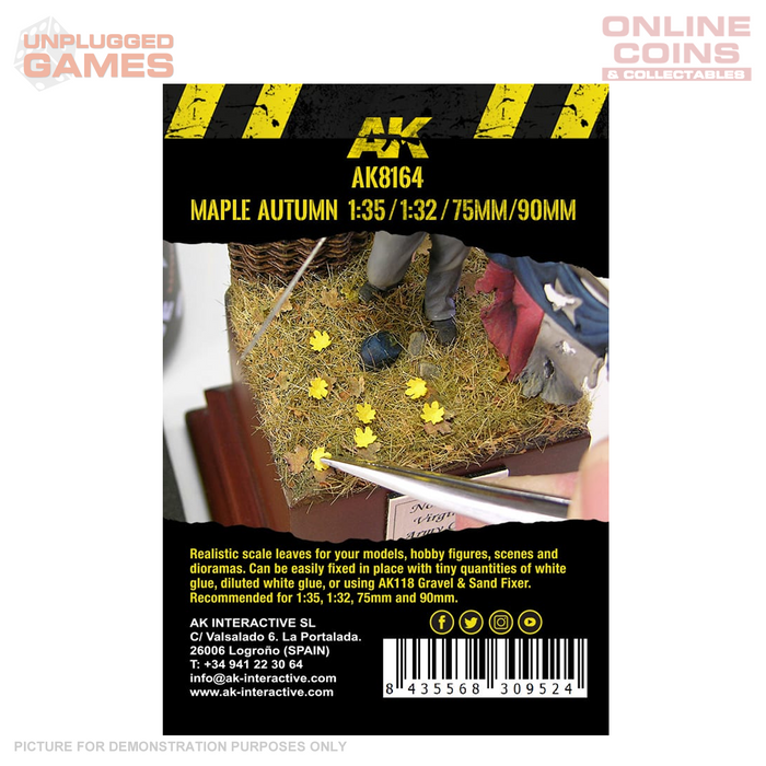 AK Interactive - Vegetation - Maple AUTUMN Leaves 1/35