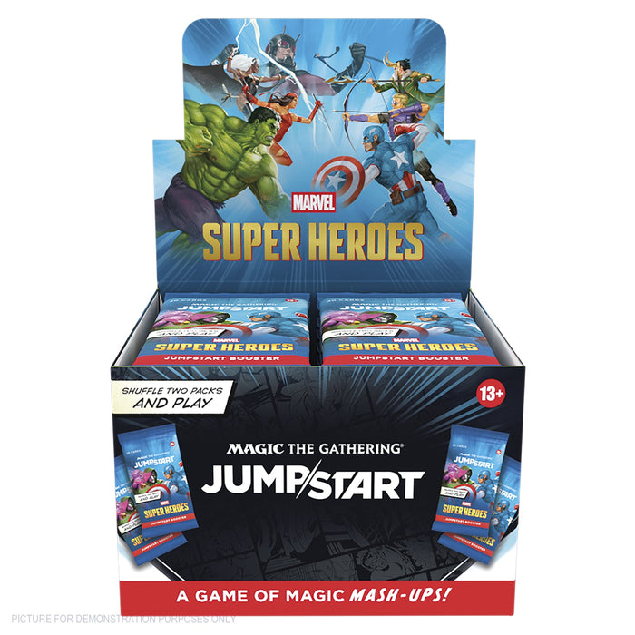 Magic: The Gathering® | Marvel Super Heroes SEALED Jumpstart Booster Box of 24 Packs  - PREORDER