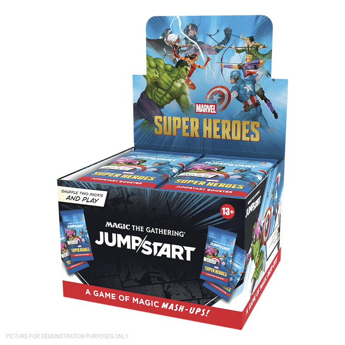 Magic: The Gathering® | Marvel Super Heroes SEALED Jumpstart Booster Box of 24 Packs  - PREORDER
