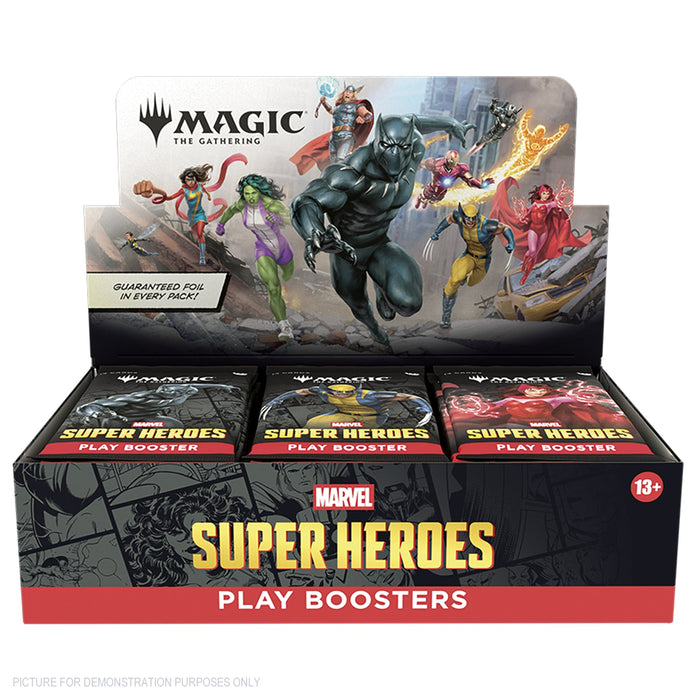Magic: The Gathering® | Marvel Super Heroes Play SEALED Booster Display of 30 Packs  - PREORDER