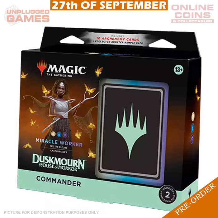 Magic the Gathering - Duskmourn House of Horror Commander Deck - Miracle Worker - PREORDER