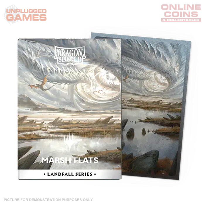 Dragon Shield Sleeves – Matte Dual Art – MTG Landfall Series Marsh Flats
