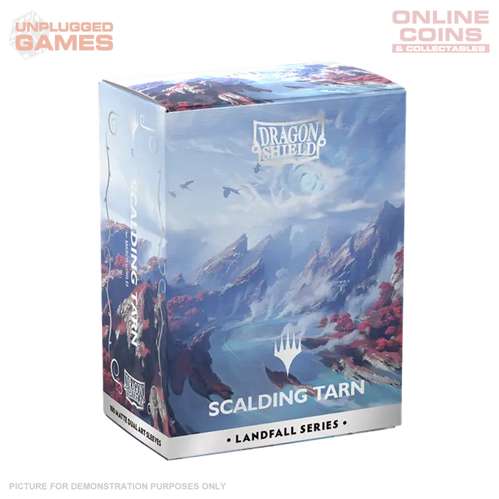 Dragon Shield Sleeves – Matte Dual Art – MTG Landfall Series Scalding Tarn