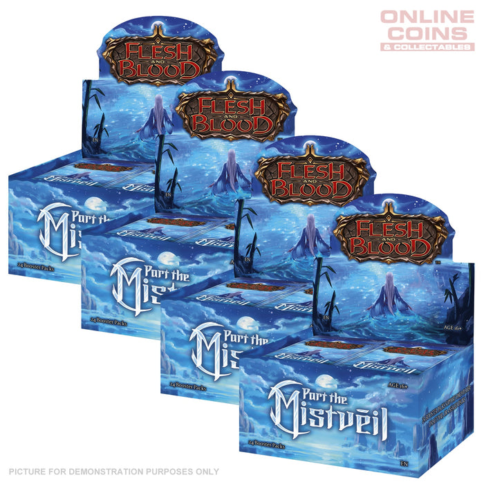 Flesh and Blood Part the Mistveil - SEALED CASE of 4 Booster Boxes