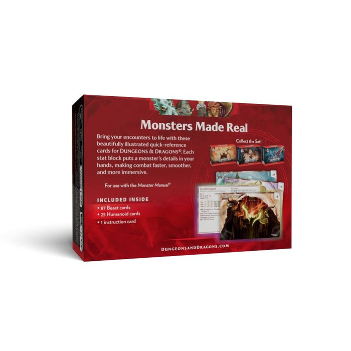 Dungeons & Dragons Reference Cards - Monsters - Animals And NPCs - PREORDER