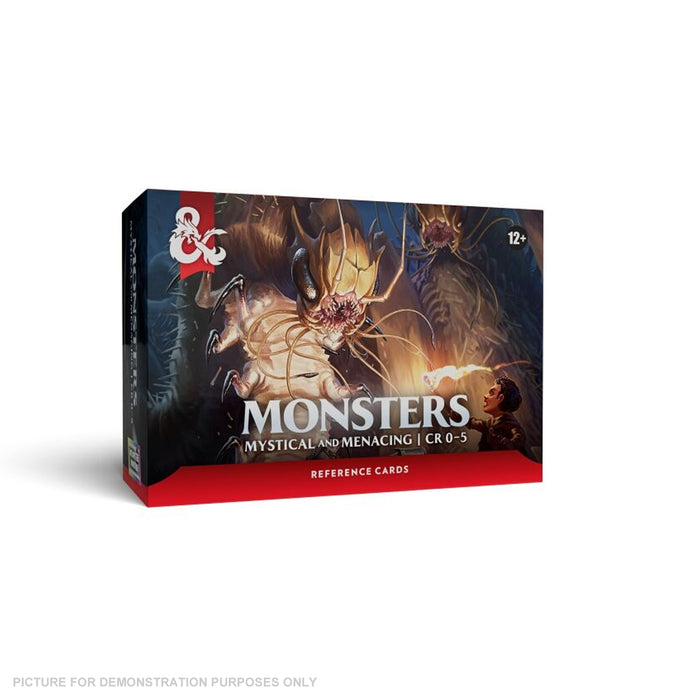 Dungeons & Dragons Reference Cards - Monsters - Mystic And Menacing - PREORDER