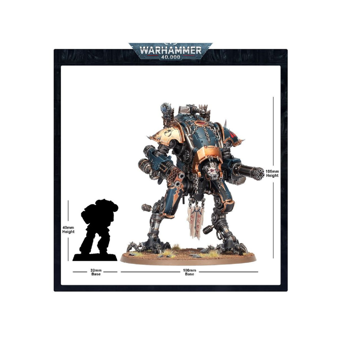 Warhammer 40,000 Chaos Knights Wardog (Brigands/Karnivore/Stalker)