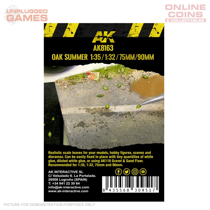 AK Interactive - Vegetation - Oak SUMMER Leaves 1/35