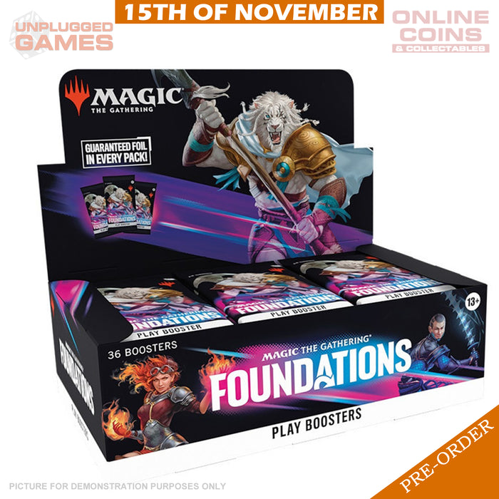 Magic the Gathering - Foundations Play Boosters - 36 Boosters Packs - PREORDER