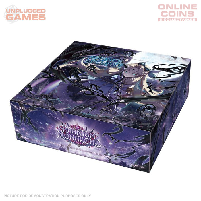 Grand Archive TCG: Phantom Monarchs SEALED Booster Box (24 Packs) Unplugged Games Grand Archive TCG: Phantom Monarchs SEALED Booster Box (24 Packs) Unplugged Games