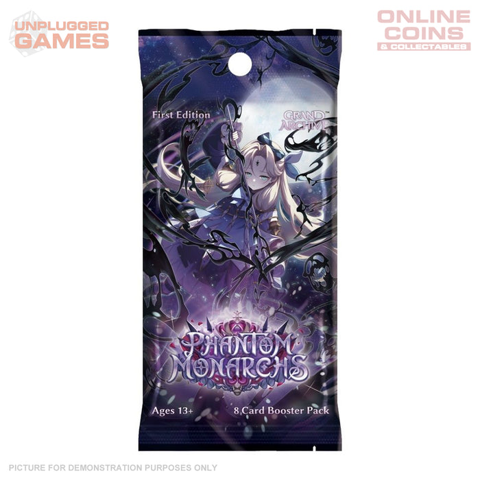 Grand Archive TCG: Phantom Monarchs – SEALED Booster Box (24 Packs) – 1st Edition