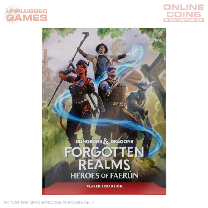Dungeons & Dragons - Forgotten Realms - Heroes of Faerun Player Expansion - Hardcover Book
