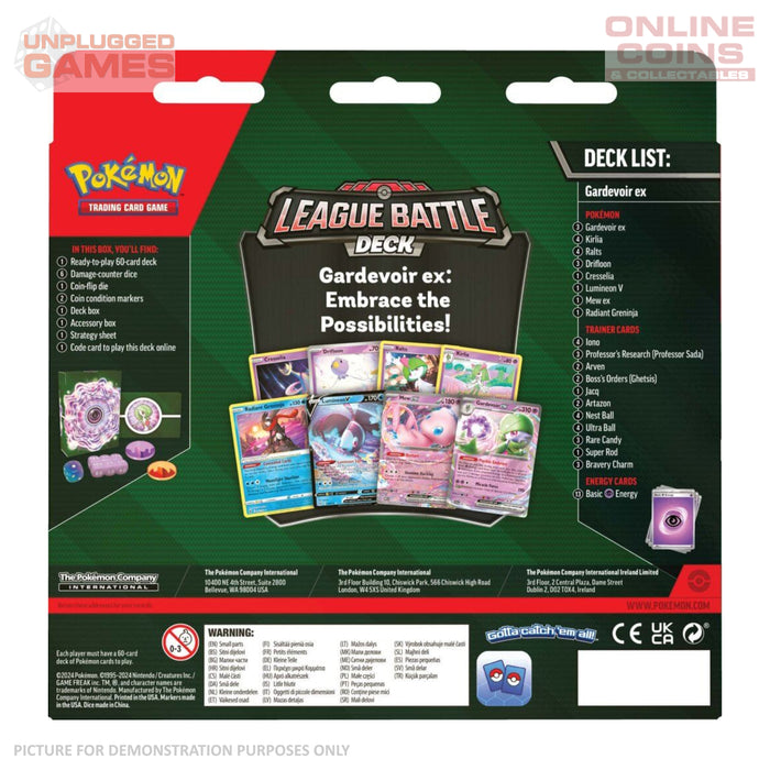 POKÉMON TCG Gardevoir ex League Battle Deck